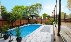 actionpools designer backyard pool interlocking mississauga